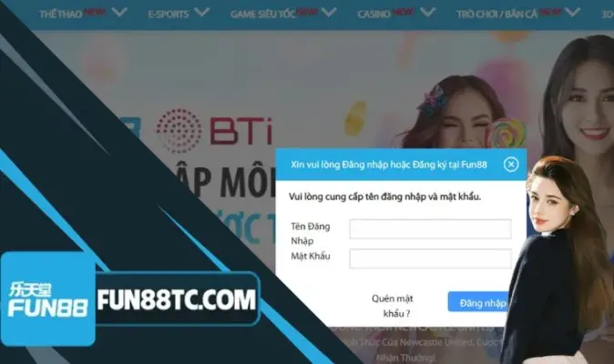 Fun88 đăng nhập siêu nhanh, lấy lại mật khẩu khi quên cũng rất dễ dàng